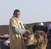 randonnée au Maroc chamelier