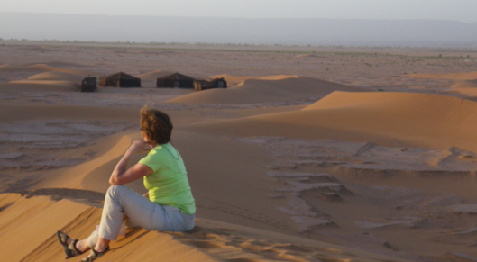 Maroc trek randonnée chamelière désert Draa dunes Chegaga