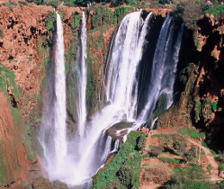 Maroc excursion cascades Ouzoude